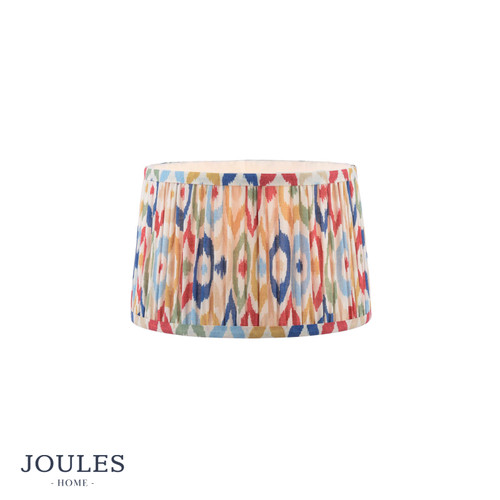Folly Multi Coloured Cotton Tapered Drum Shade 25cm