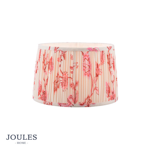 Folly Pink Cotton Tapered Drum Shade 30cm