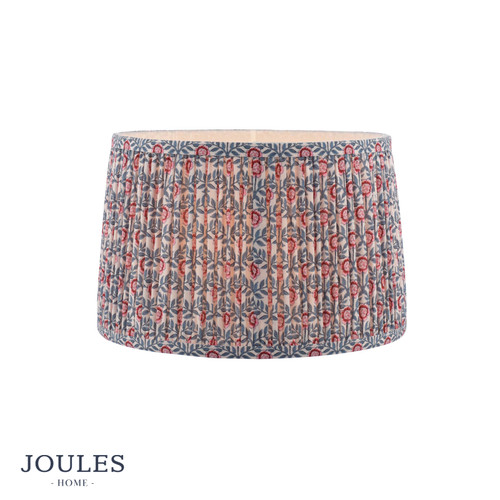 Folly Multi Coloured Cotton Tapered Drum Shade 30cm