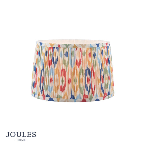 Folly Multi Coloured Cotton Tapered Drum Shade 30cm