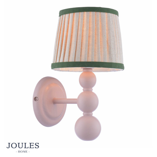Harewood Wall Light Matt Pink With Shade