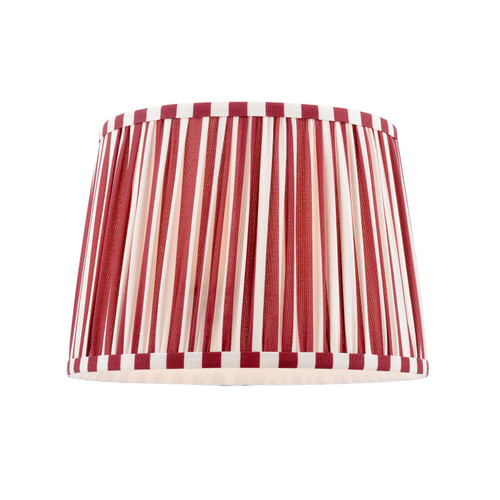 Laura Ashley Denwick Red Cotton Tapered Drum Shade 30cm/12 inch