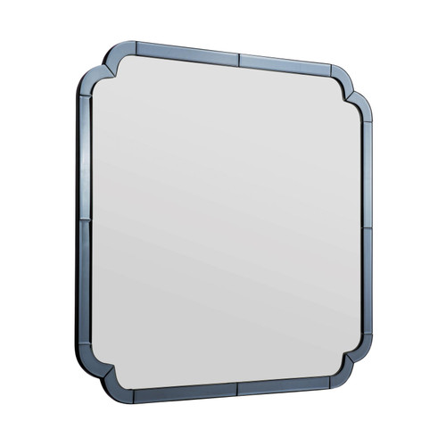 Laura Ashley Martham Mirror Smoked Blue 65 X 65cm