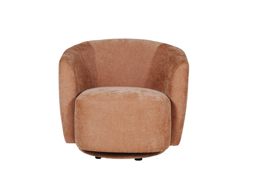 Bradley Swivel Accent Chair in Umber by The Home Library