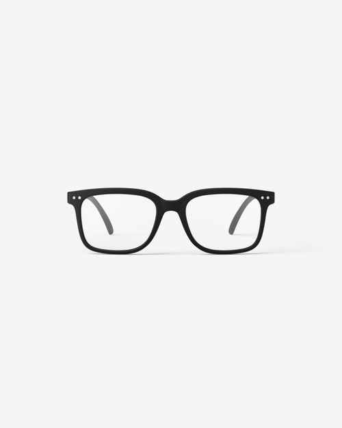 Reading Glasses by Izipizi Shape L Black Front View