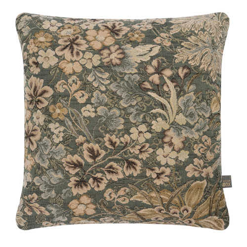 Matilda Jacquard Cushion 43 x 43cm Green by Scatter Box