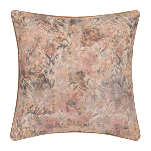 Tessa Cushion 50 x 50cm Taupe & Apricot by Scatter Box
