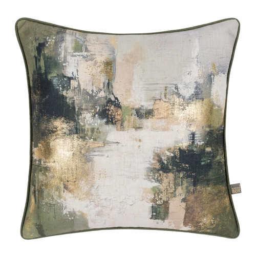 Willow Cushion 50cm Green by Scatter Box