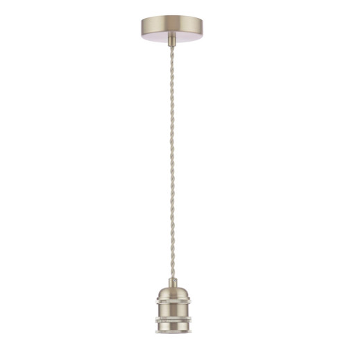 George 1 Light E27 Suspension Antique Chrome