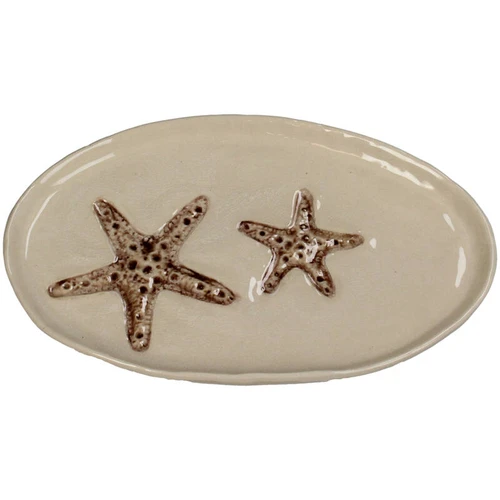 Starfish Stoneware Plate