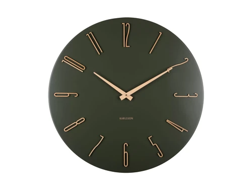 Karlsson Esmerado Wall Clock 60cm Luxury Green