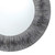 Neome Round Mirror With Silver/Grey Frame 80CM