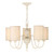 Flemish 5 Light Pendant Cream Complete With Shadesby David Hunt Lighting