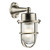 Harbour 1 Light Down Wall Light Nickel IP64