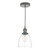 Arvin Pendant Antique Chrome & Glass