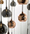 Aurelia 30 Light Cluster Pendant In Copper & Bronze 3M Drop