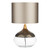 Teardrop Table Lamp In Pewter - Base Onlyby David Hunt Lighting