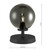 Esben Touch Table Lamp Matt Black With Smoked Glass