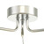 Feya 3 Light Semi Flush Ceiling Light Polished Chrome Opal Glass