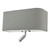 Ronda 3 Light Wall Light Grey With LED Reading Light