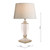 Carson Polished Nickel & Crystal Table Lamp Base Small