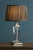 Carson Polished Nickel & Crystal Table Lamp Base Small