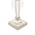Carson Polished Nickel & Crystal Table Lamp Base Small