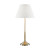 Elliot Antique Brass Table Lamp with Ivory Shade