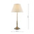 Elliot Antique Brass Table Lamp with Ivory Shade