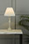 Ellis Satin-Painted Spindle Table Lamp with Ivory Shade
