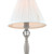 Ellis Satin-Painted Spindle Table Lamp with Ivory Shade