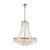 Enid Polished Nickel & Cut Glass 5 Light Chandelier