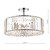 Fernhurst Polished Chrome 4 Light Art Deco Ceiling Light