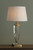 Carson Antique Brass & Crystal Table Lamp Base Extra-Large