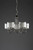 Southwell Polished Nickel 5 Light Chandelier & Glass Shades