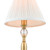 Ellis Antique Brass Spindle Table Lamp with Ivory Shade