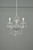 Harriet 3 Light Crystal & Polished Chrome Chandelier