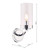 Joseph Polished Chrome 1 Light Wall Light