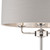 Sorrento Polished Nickel 3 Light Floor Lamp with Silver Shade