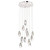 Crystal 12lt Cluster Pendant Polished Chrome & Crystal