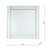 Capri Large Square Mirror