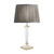 Carson Polished Nickel & Crystal Table Lamp Base Large