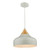 Gaucho 1 Light Single Pendant Grey And Wood