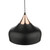 Gaucho 1 Light Single Pendant Black And Copper