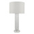 Lazio Table Lamp Silver Rod Base With Shade