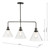 Ray 3 Light Bar Pendant Antique Nickel Clear Glass