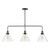 Ray 3 Light Bar Pendant Antique Nickel Clear Glass