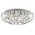 Davian 8lt Flush Crystal & Polished Chrome