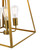 Academy 4 Light Lantern Natural Brass