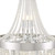 Alyssa 9 Light Pendant Polished Chrome Glass